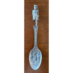 Franklin Mint 1980 Fairy Tale Collectable Pewter Spoon The Steadfast Tin Soldier